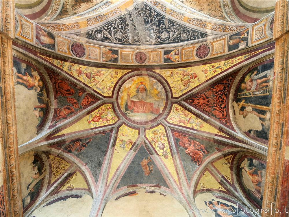 Milan (Italy) - Vault of the apse of the Oratory of the Passion